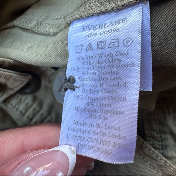 Everlane Green Fatigue Organic Cotton Cargo Pants - Picture 6 of 8